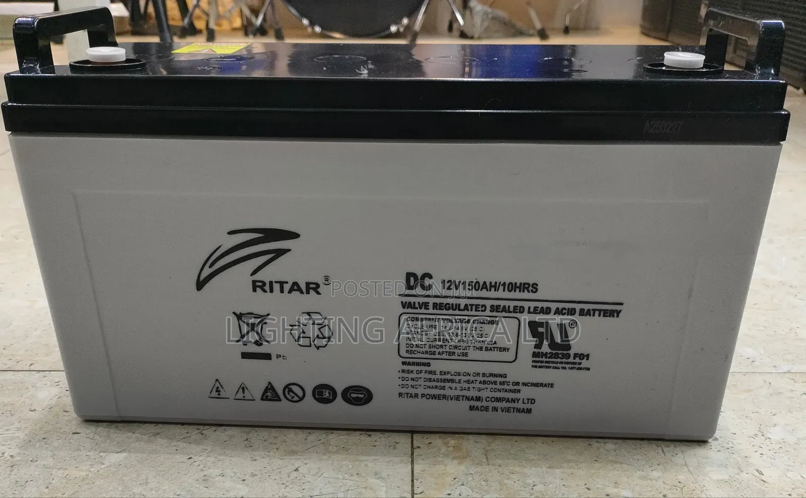 Ritar 150ah Solar Battery Chloride