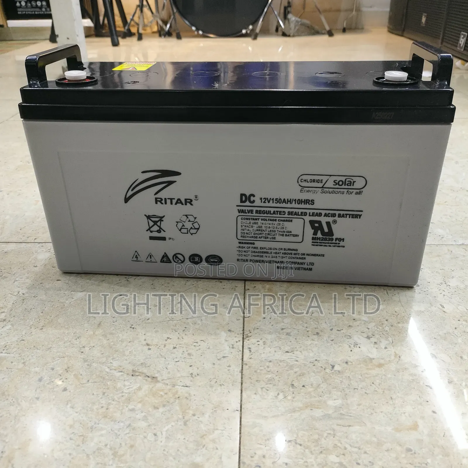 Ritar 150ah Solar Battery Chloride