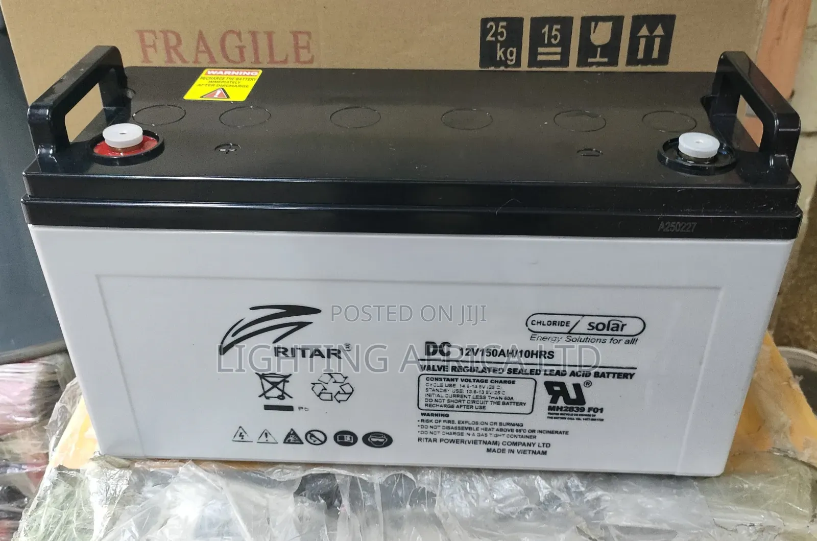 Gel 150ah/10hrs Solar Battery