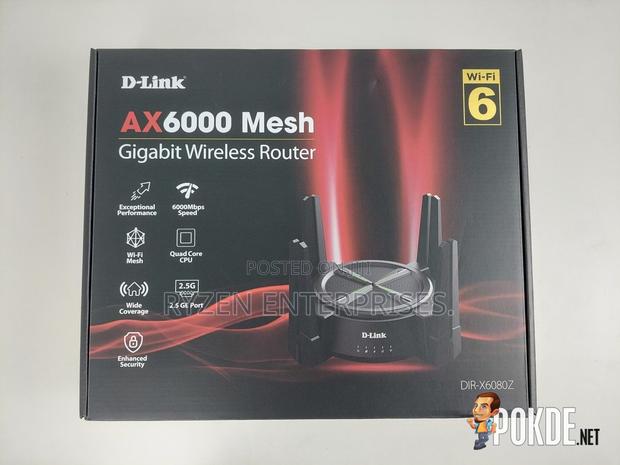 D-link Ax6000 Multi Gigabit Wi-fi 6 Router - main view