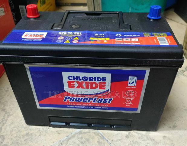 Chloride Exide Heavy Duty N70 Maintenance Free Var Battery
