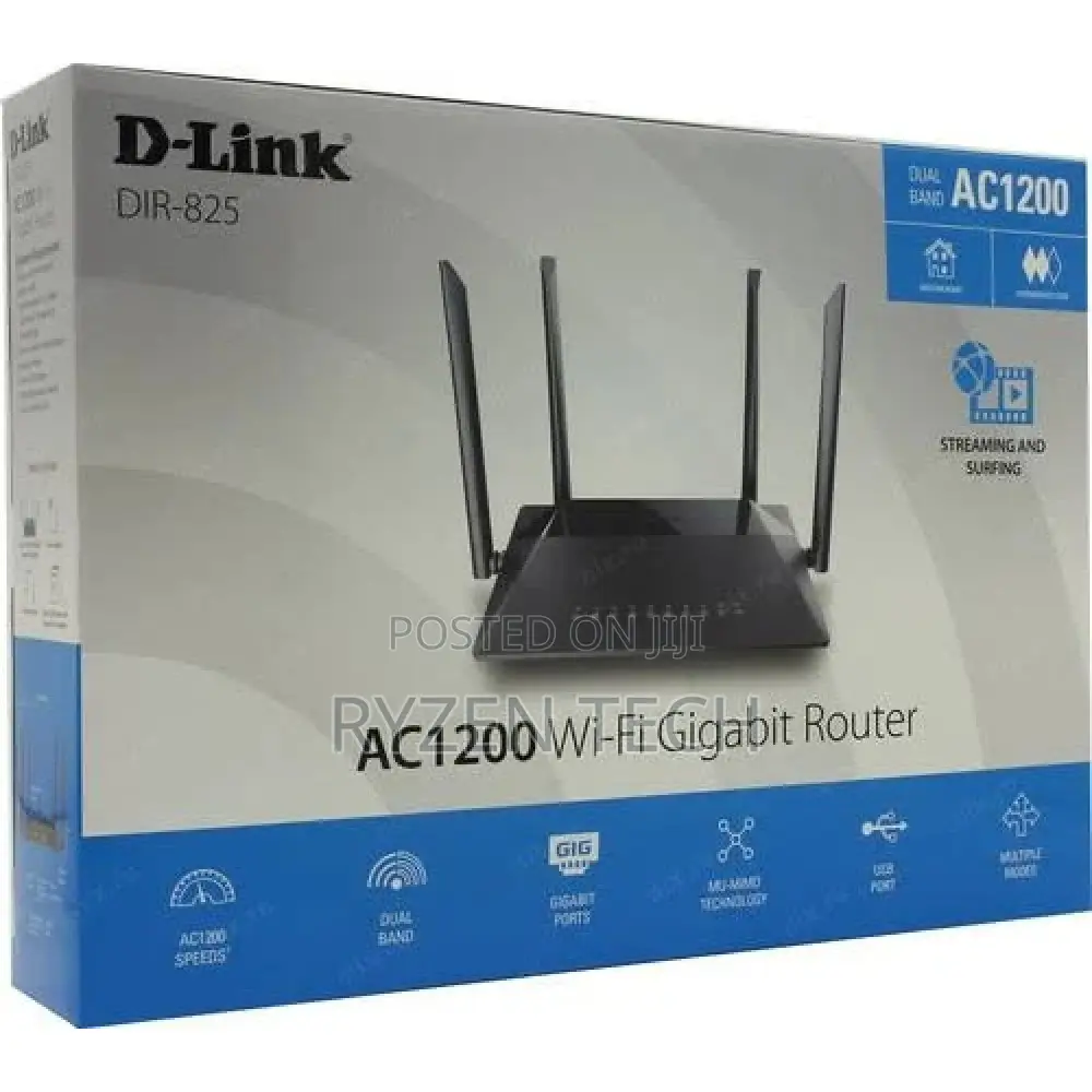 D-Link Dir-825 Ac 1200 Dual-Band Gigabit Router