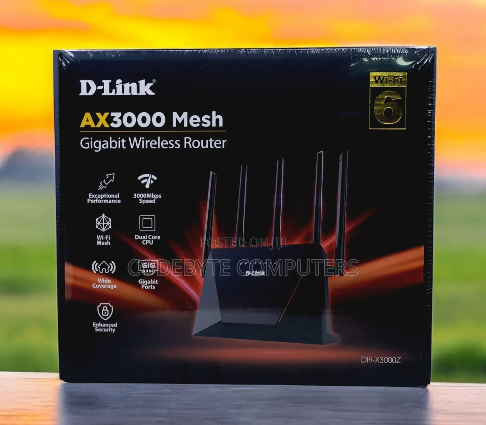 D-link Dir-x3000z Ax3000 Mesh Gigabit Wireless Wi-fi .
