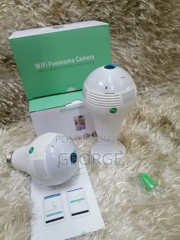 #Bulb Camera - Wi-Fi Light Bulb - 360 Degrees
