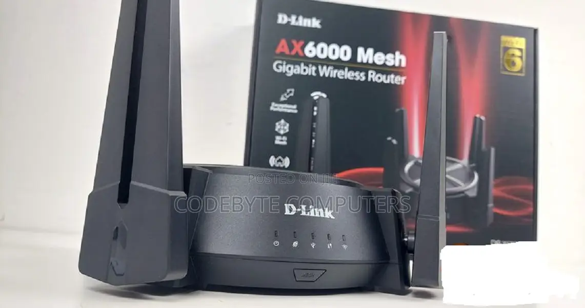 D-link Dir-x6080z Ax6000 Gigabit Dual-band Wi-fi 6 Router