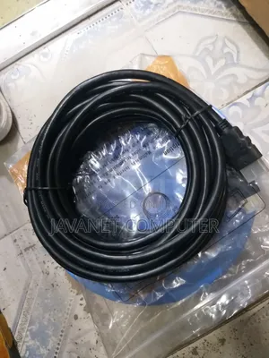 5m Long Black Round Rubber Hdmi Cables