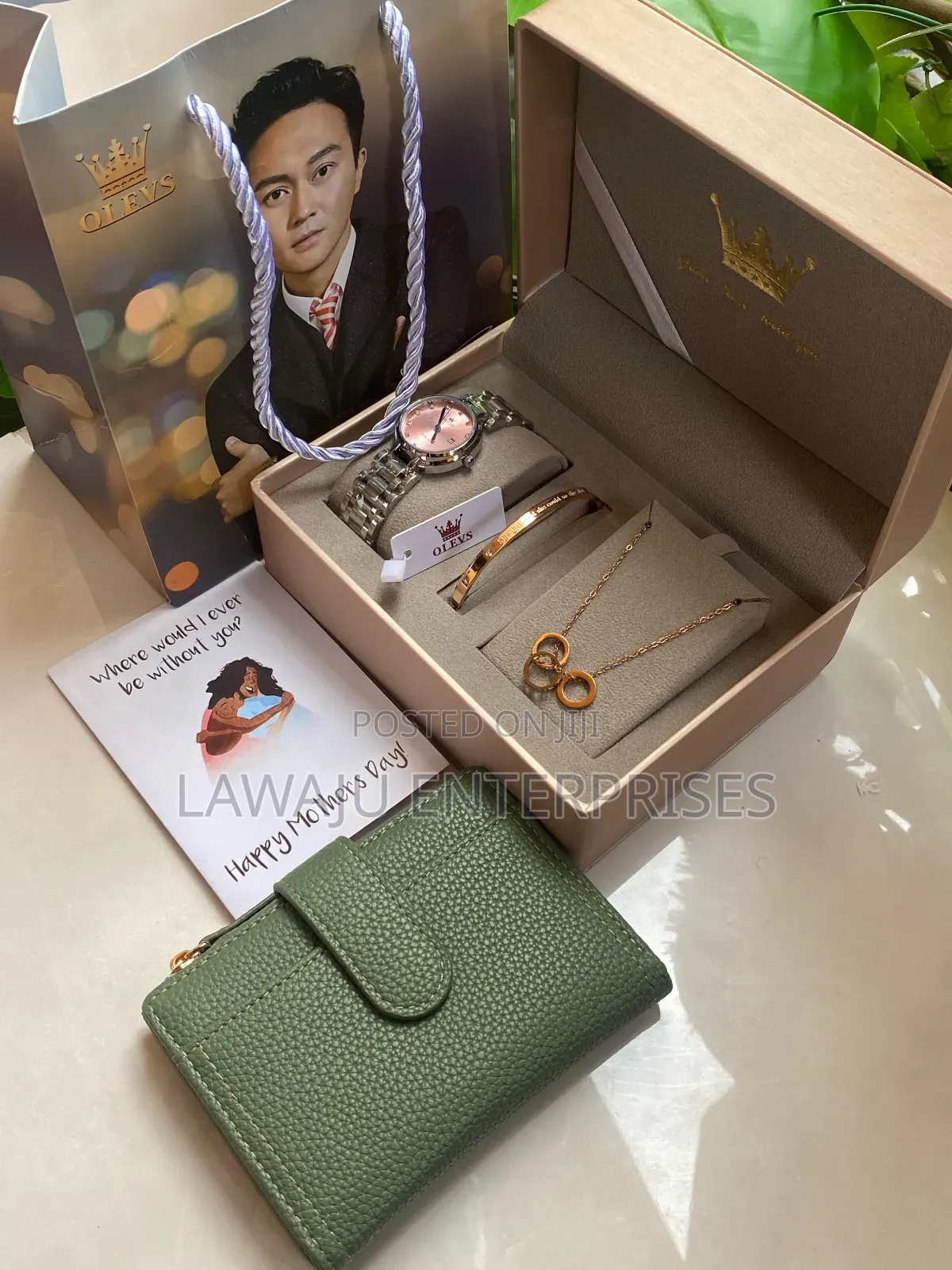 Olevs Mother's Day Gift Pack With Wallet