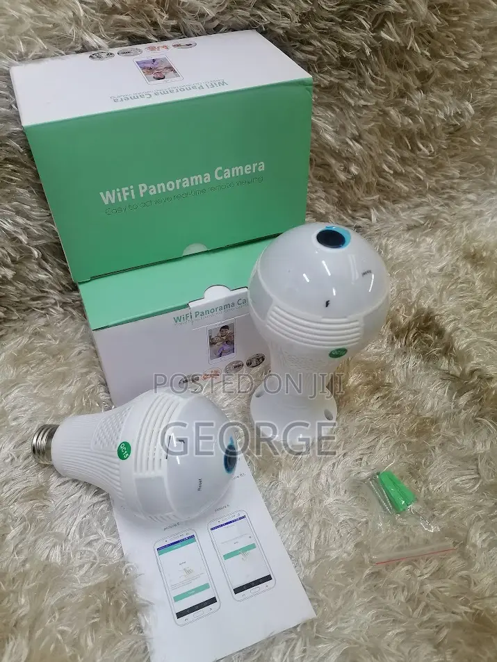 Highly Advocated Security Wifi Bulb Camera-Fisheye Camera