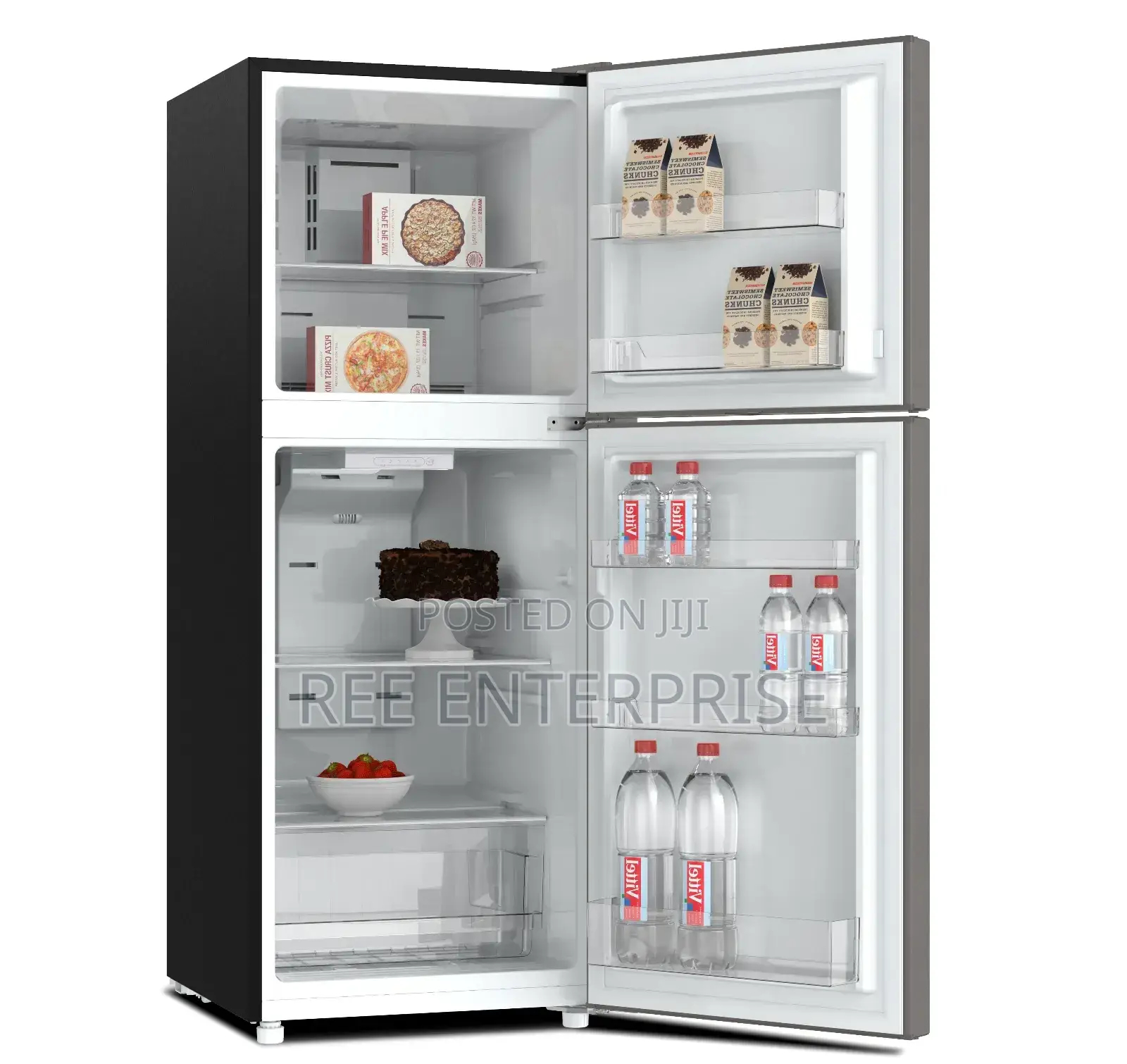 220 Litres Double Door Fridge No Frost Refrigerator