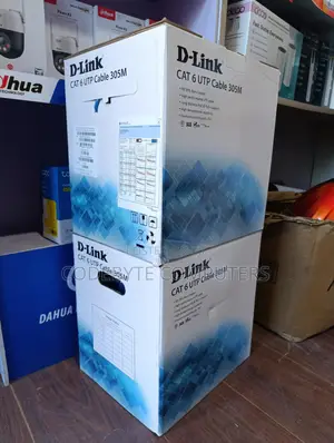 D-link Cat6 Utp 24awg Pvc Cable Roll 305m - Gray