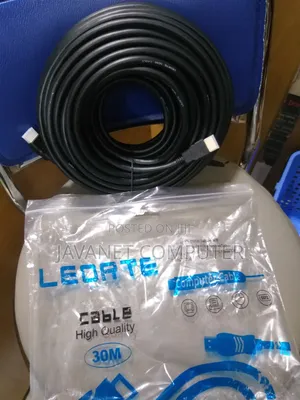 30m High Quality Hdmi Cable Black in Color