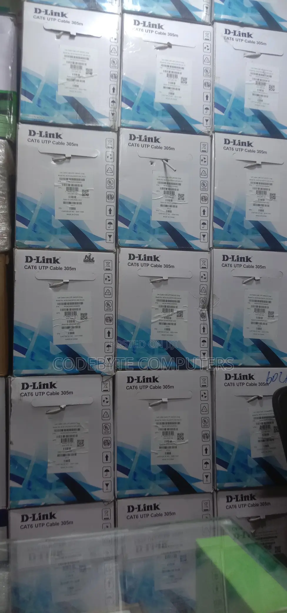 D-link 305m Cat 6 Indoor Cable