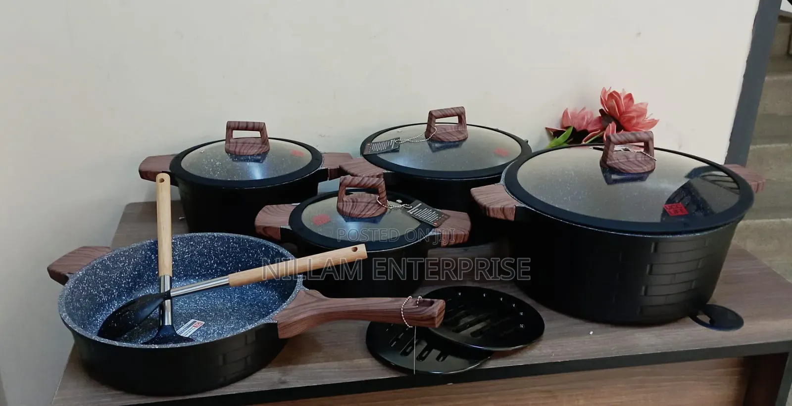 Block 13pcs Granite Coating Kitchen Cookware Set*