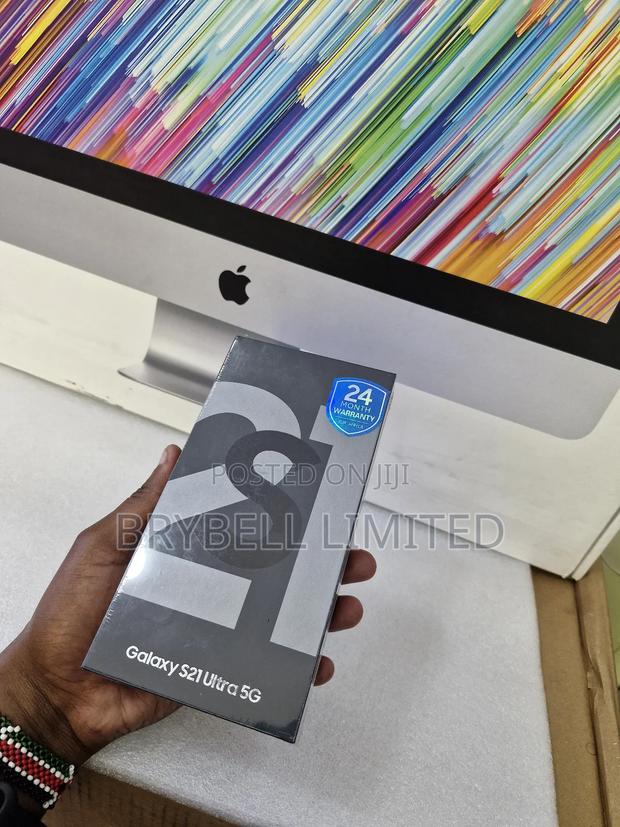 New Samsung Galaxy S21 Ultra 5G 128 GB Black - main view