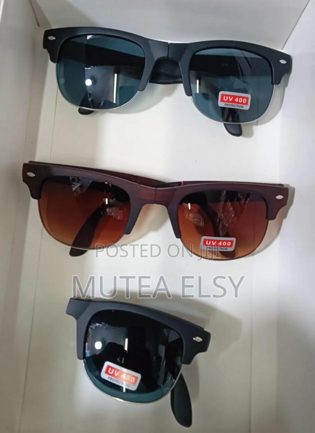 Charcoal Grey Coffee Brawn Removable Unisex Shades - main view