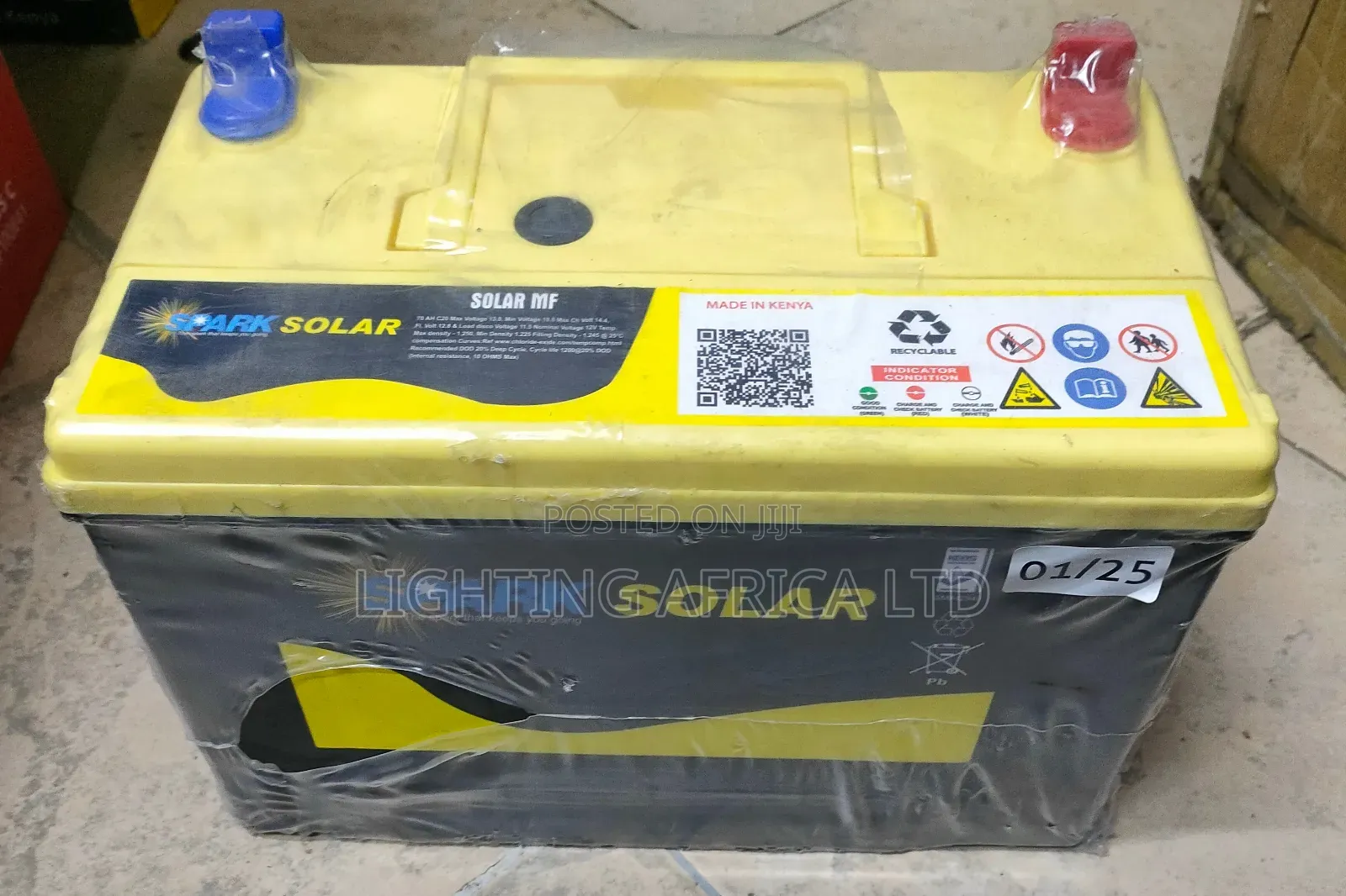050ah Spark Solar Battery Maintenance Free