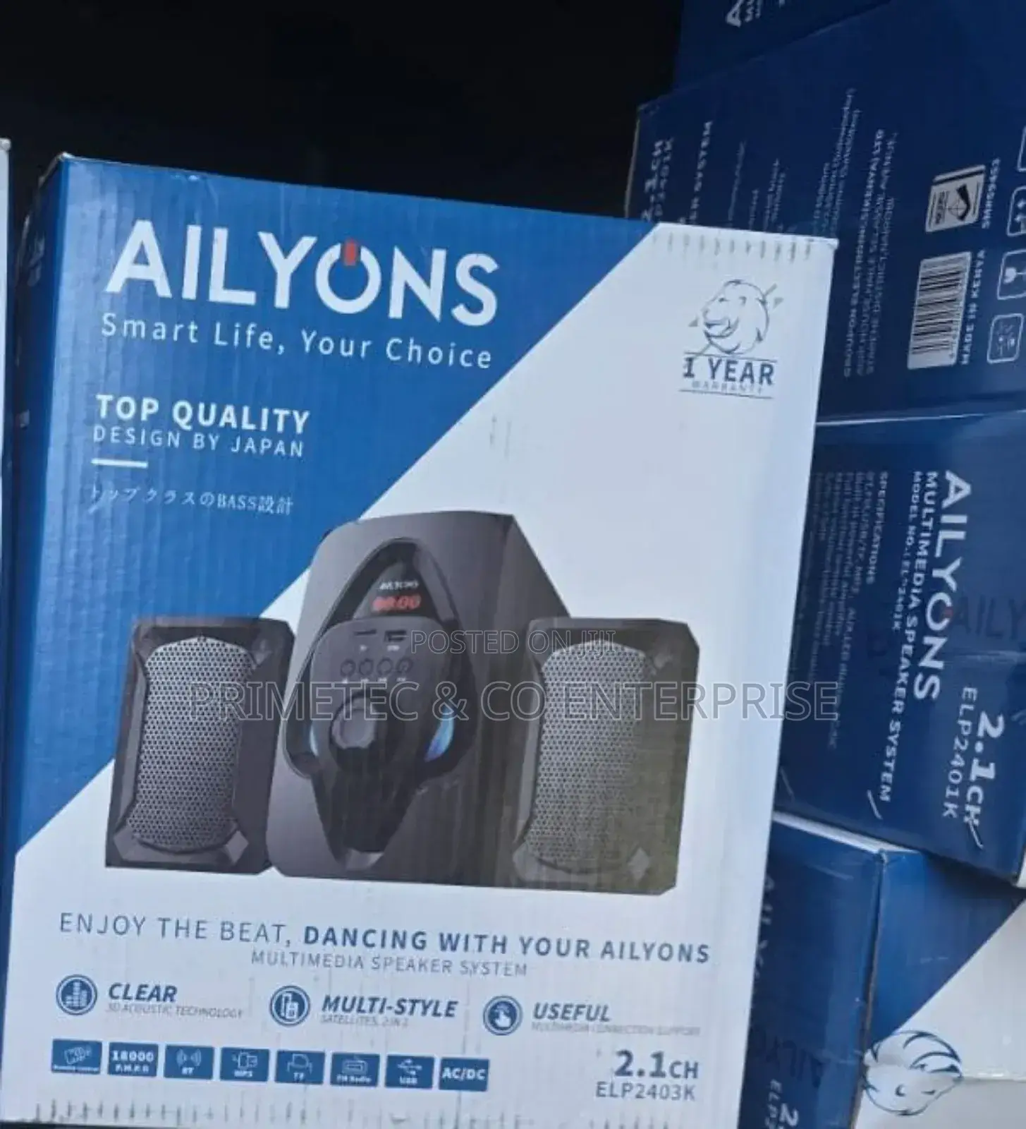 2.1ch Ailyons Subwoofer System