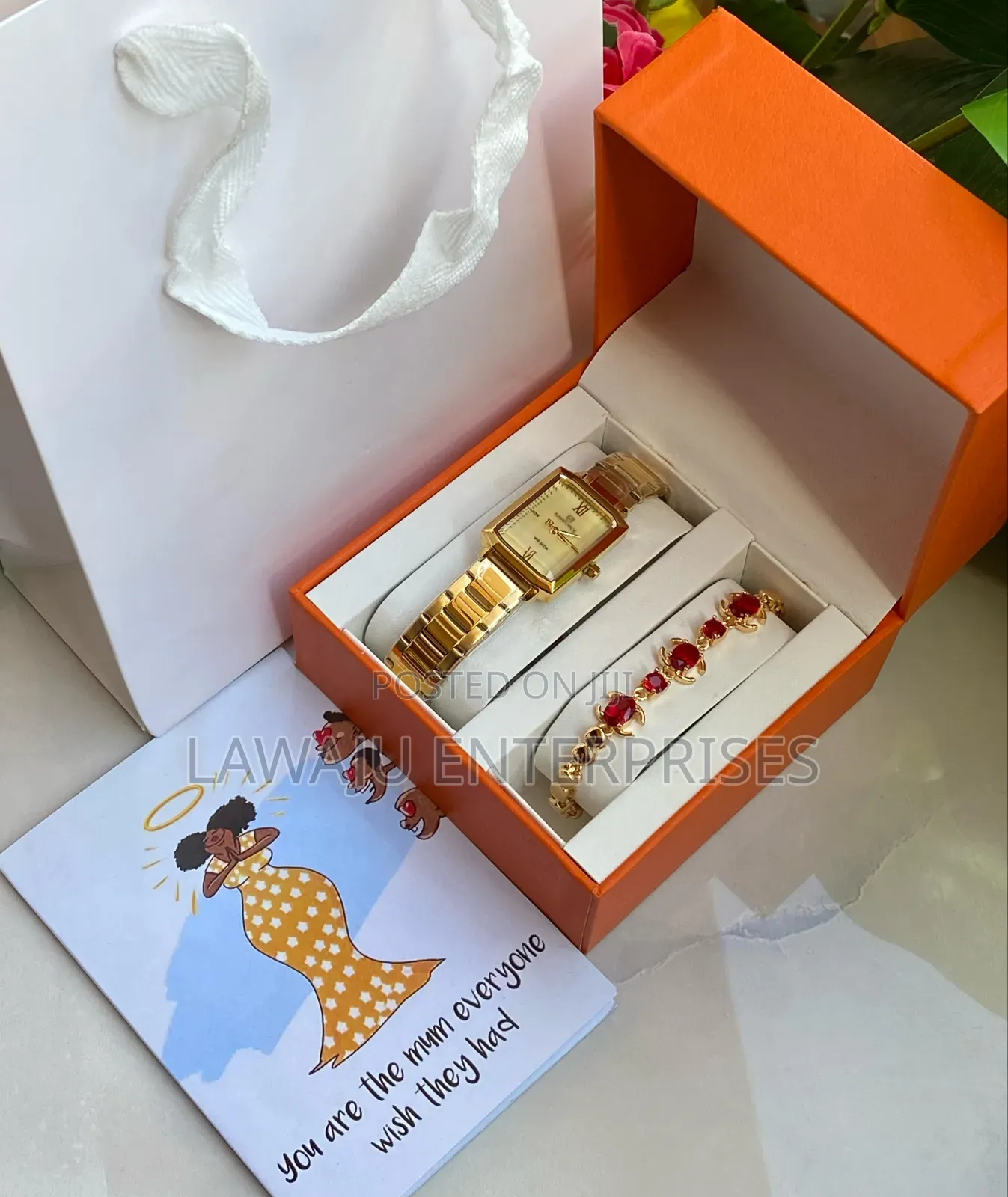 Mother's Day Watch And Bracelet Combo
