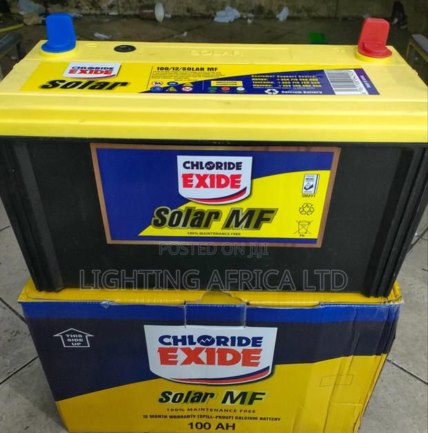 Chloride Exide 100ah/12v Maintenance Free Solar Battery - main view