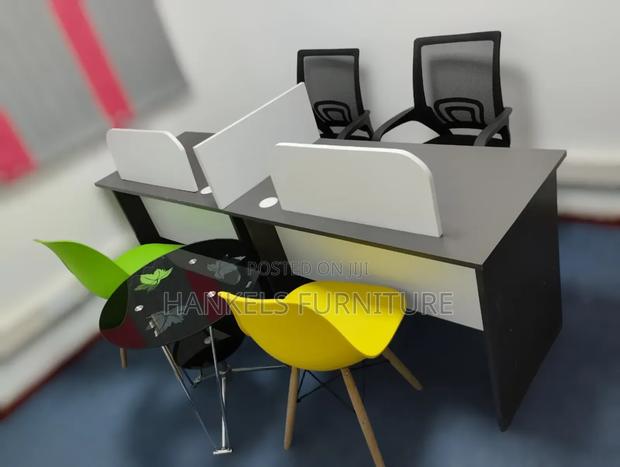 Open Ended Privacy Office Desk - main view