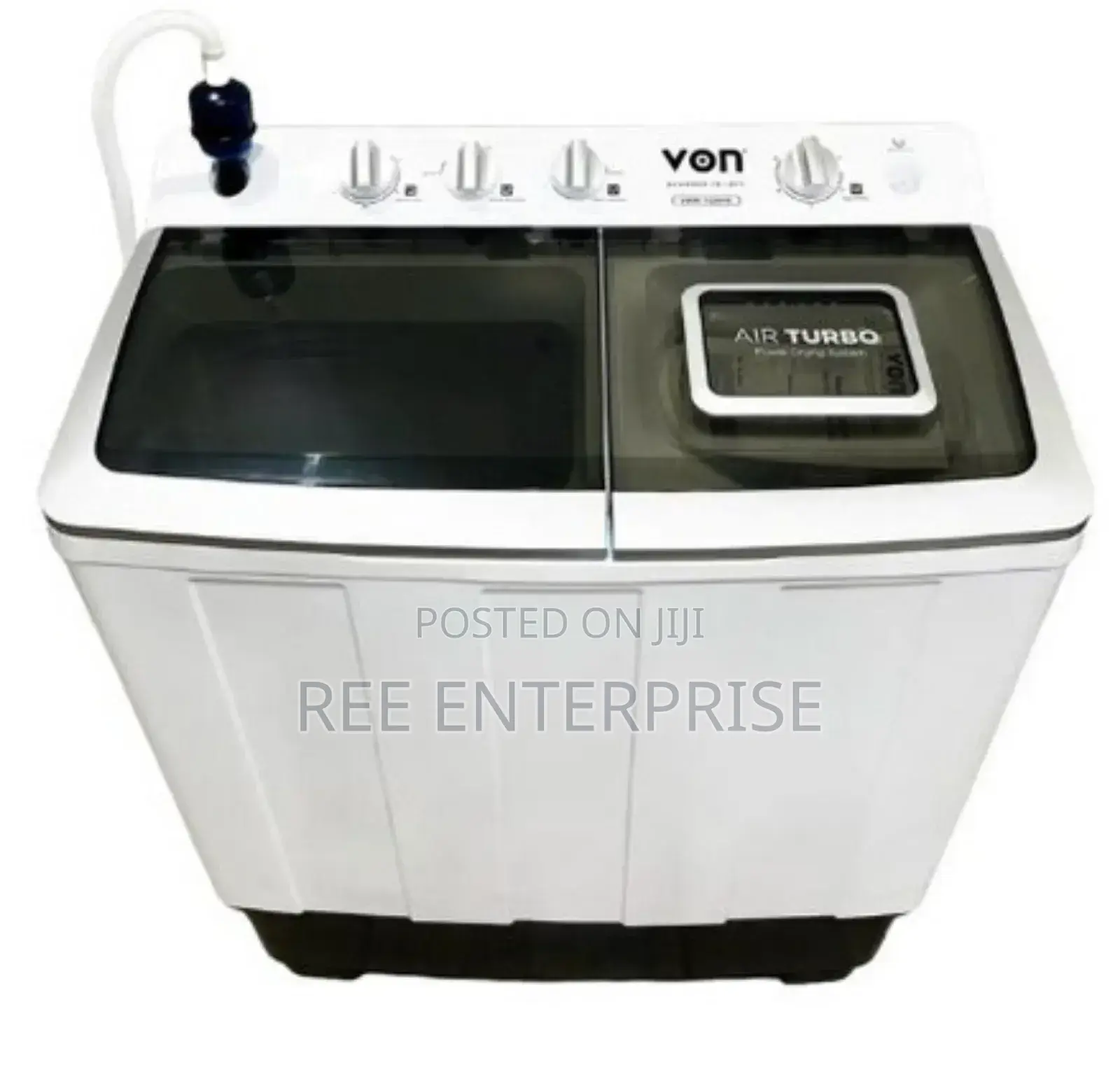 Brand New 10 KGS Von Twin Tub Washing Machine