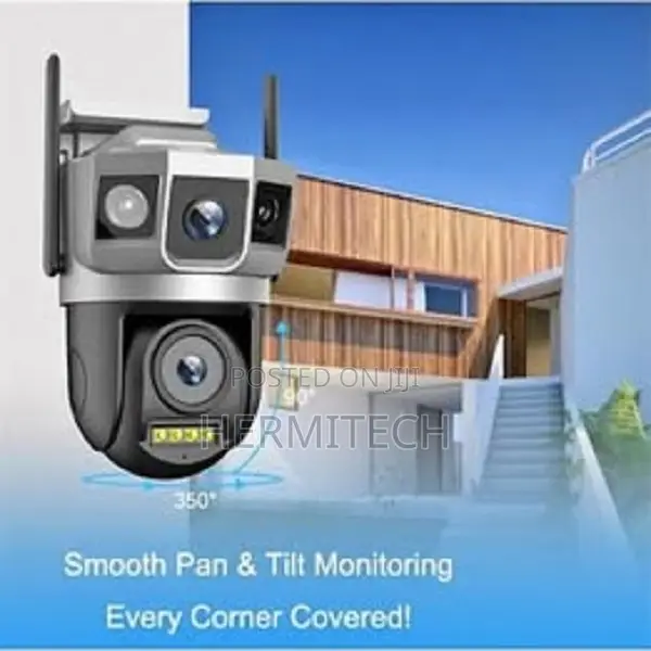 4g Solar Powered PTZ Dual Lens CCTV Camera