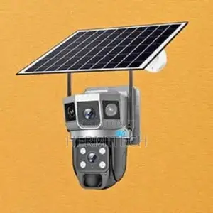 4g Solar Powered PTZ Dual Lens CCTV Camera