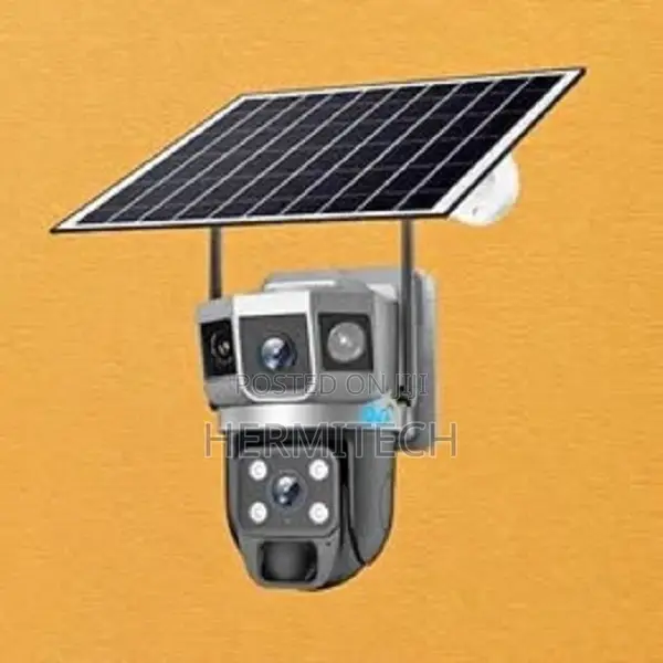 4g Solar Powered PTZ Dual Lens CCTV Camera