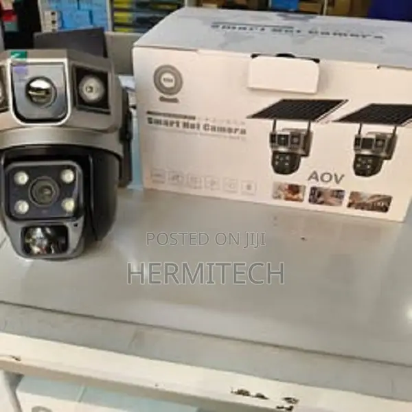 4g Solar Powered PTZ Dual Lens CCTV Camera
