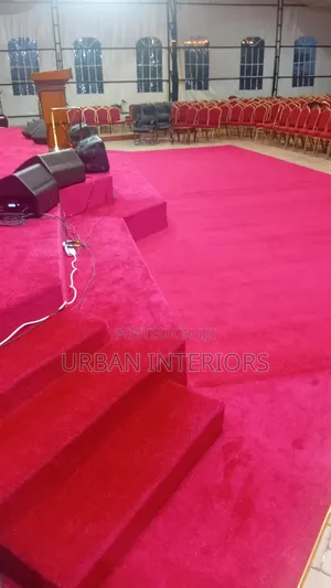 Church Red Carpet Church Carpet for Raised Altars