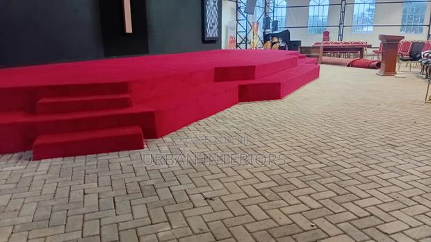 Church Carpet Church Carpet With Staircase Installation