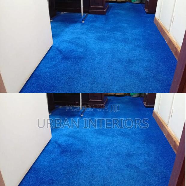 Royal Blue Wall to Wall Carpet New Design - main view