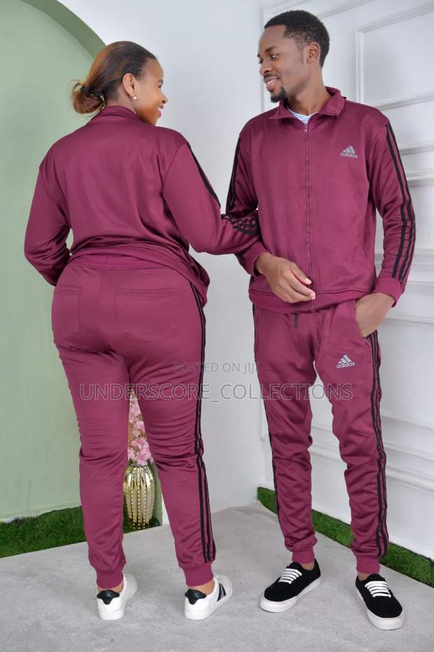 Maroon Unisex Tracksuit - thumbnail 2