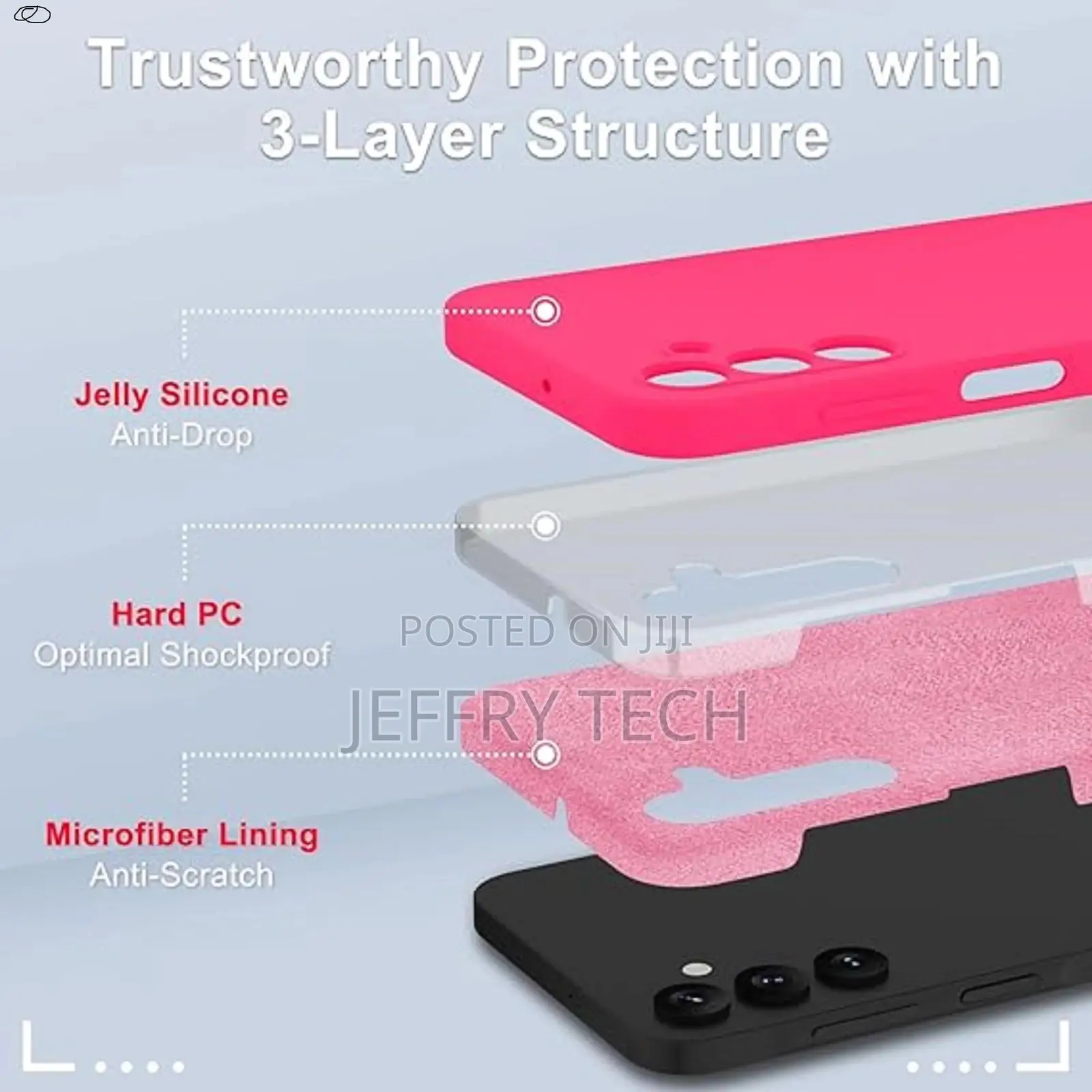 Yenapoon Samsung Galaxy A15 5g Case, Silicone Phone Case