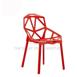 Stackable Red Restaurant/Dining Chair Yf4ajk