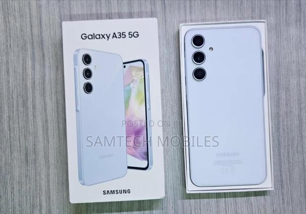 New Samsung Galaxy A35 256 GB Silver - thumbnail 3