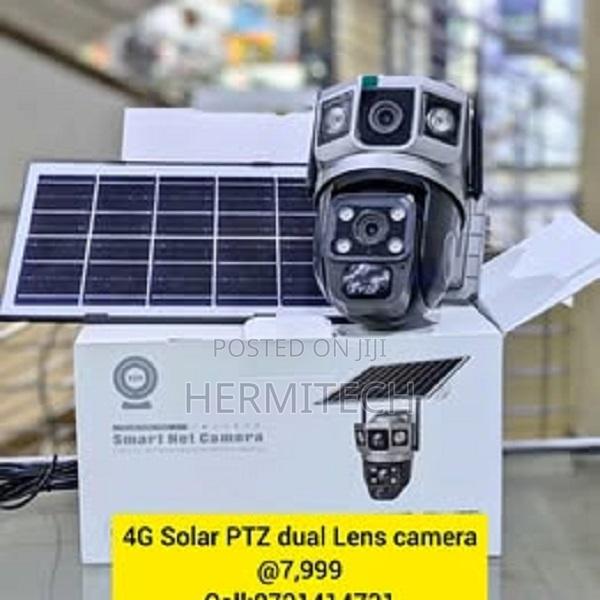 4g Solar Powered PTZ Dual Lens CCTV Camera - thumbnail 2