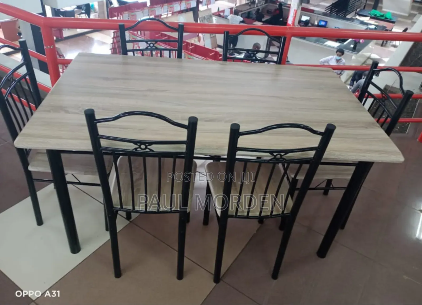 Six Seater Wooden Dining Set
