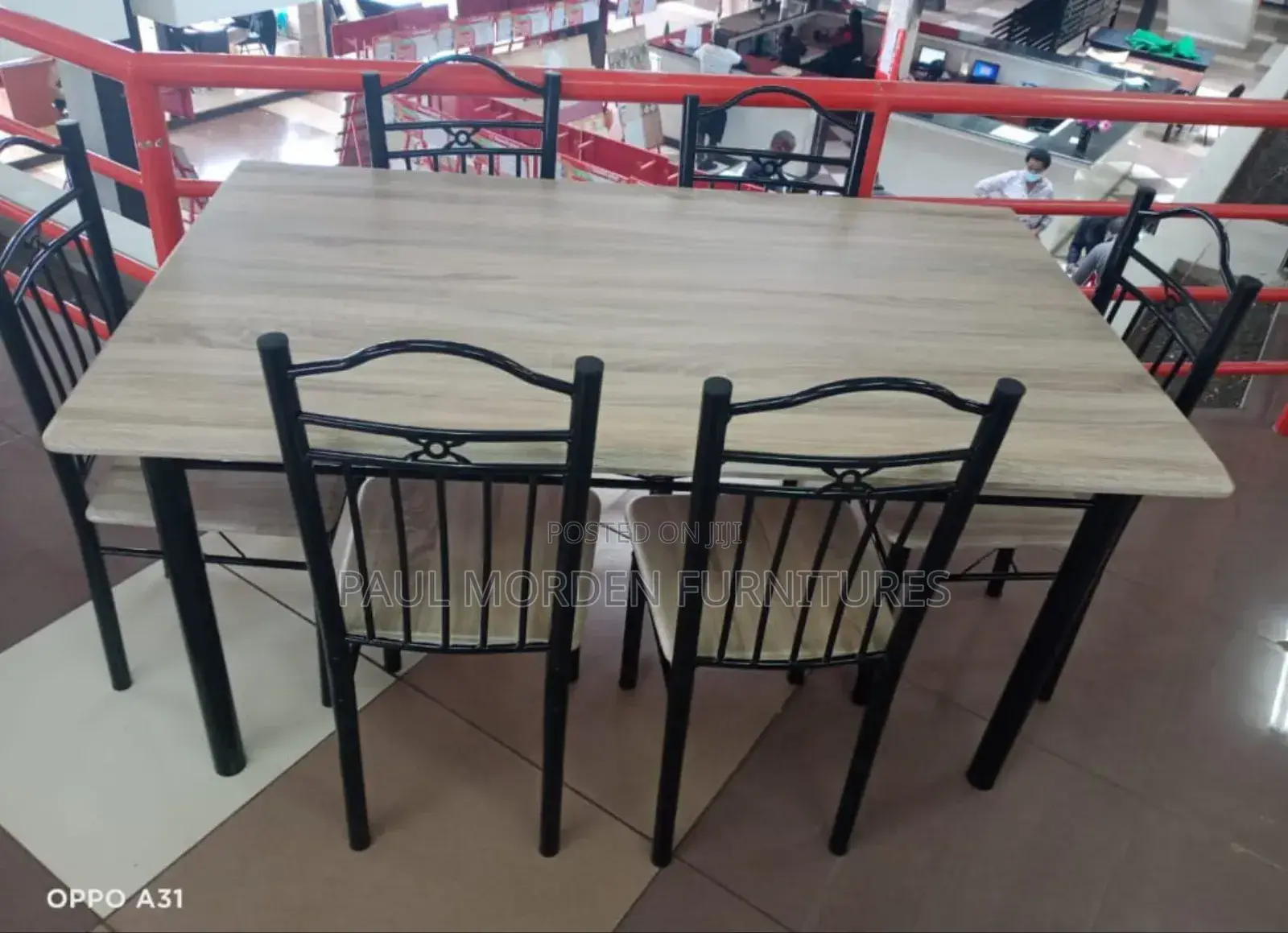 Six Seater Wooden Dining Set
