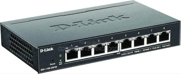 D-Link DGS-1100-8p 8-Port Gigabit Poe Smart-Managed-Switch - main view