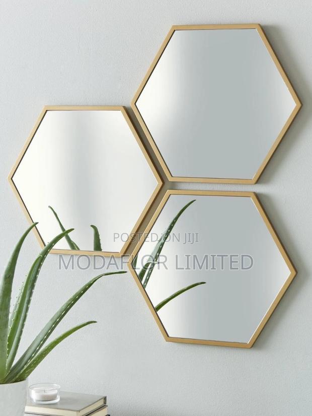 Diy Friendly Hexagon Acrylic Mirrors - main view