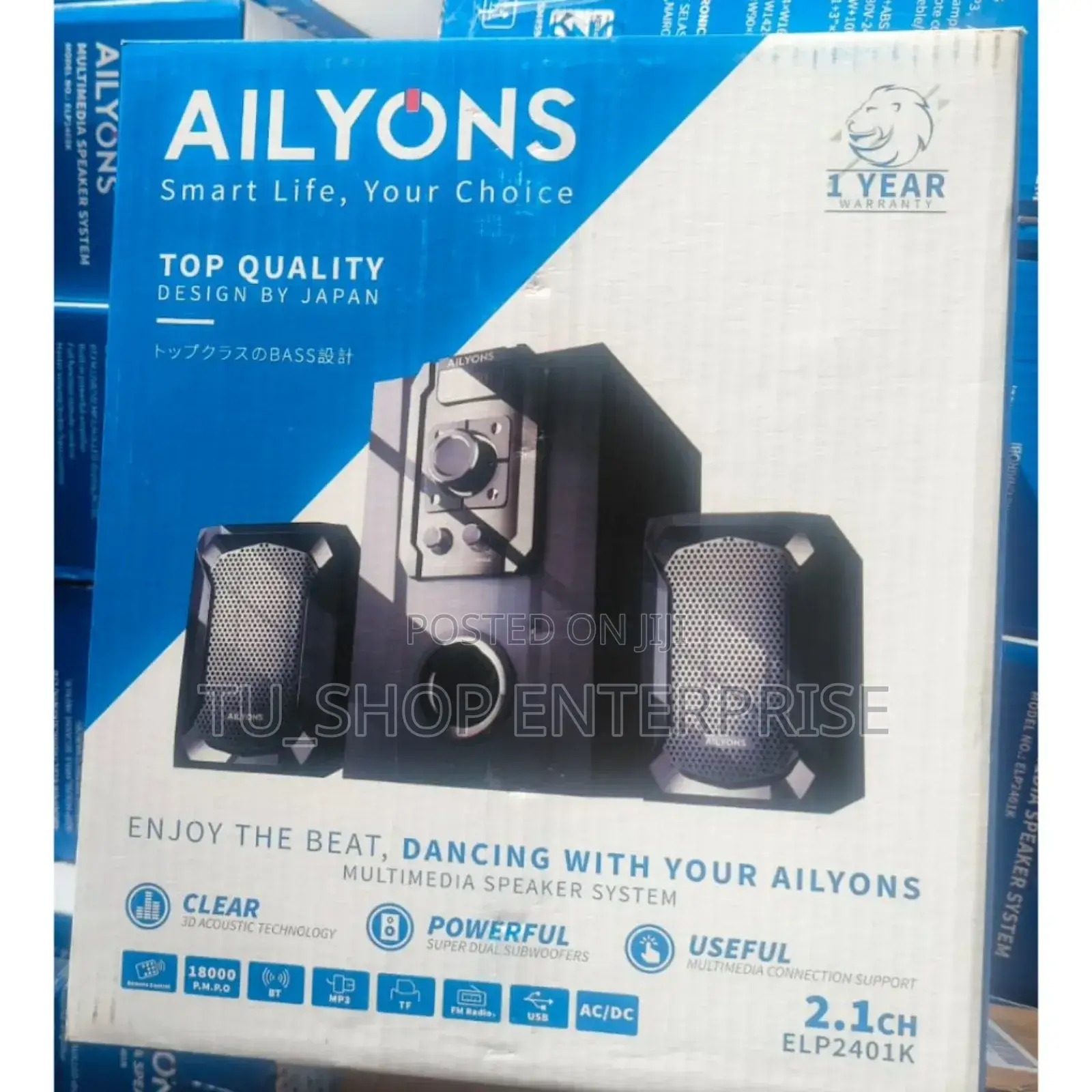 Subwoofer! 2.1ch Ailyons System