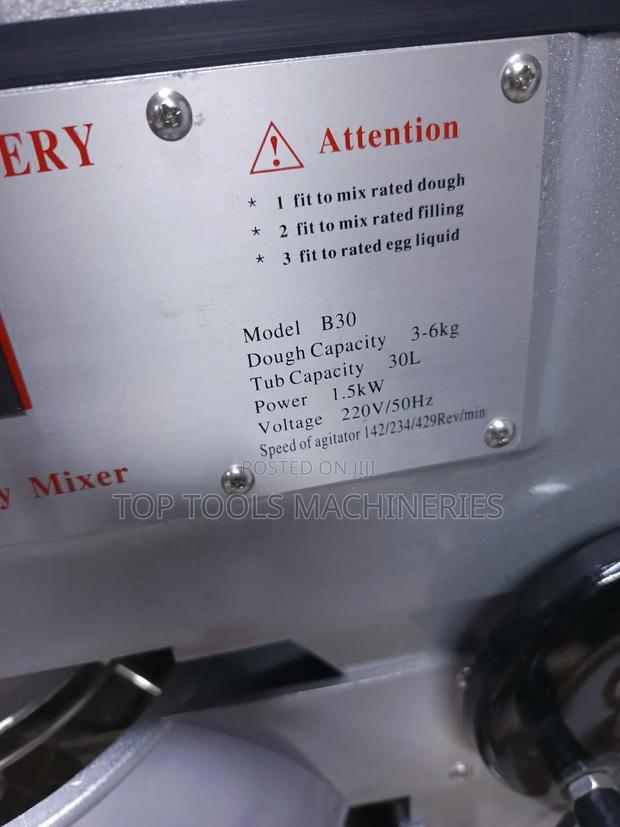 Commercial Dough Mixer 30l - thumbnail 3