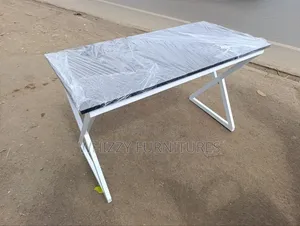 Metallic Desk +Mesh Chair