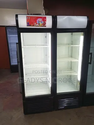 High Performance Double Door Display Fridge