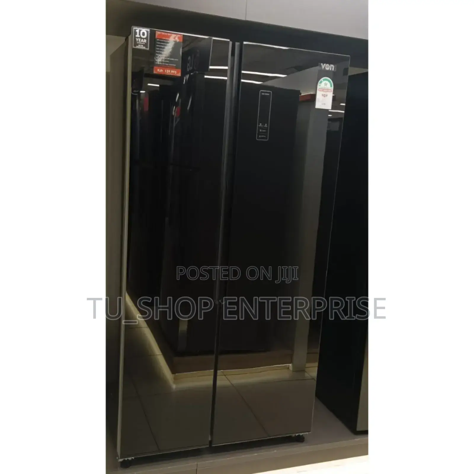 Von 429 Litres Side by Side Refrigerator ! 