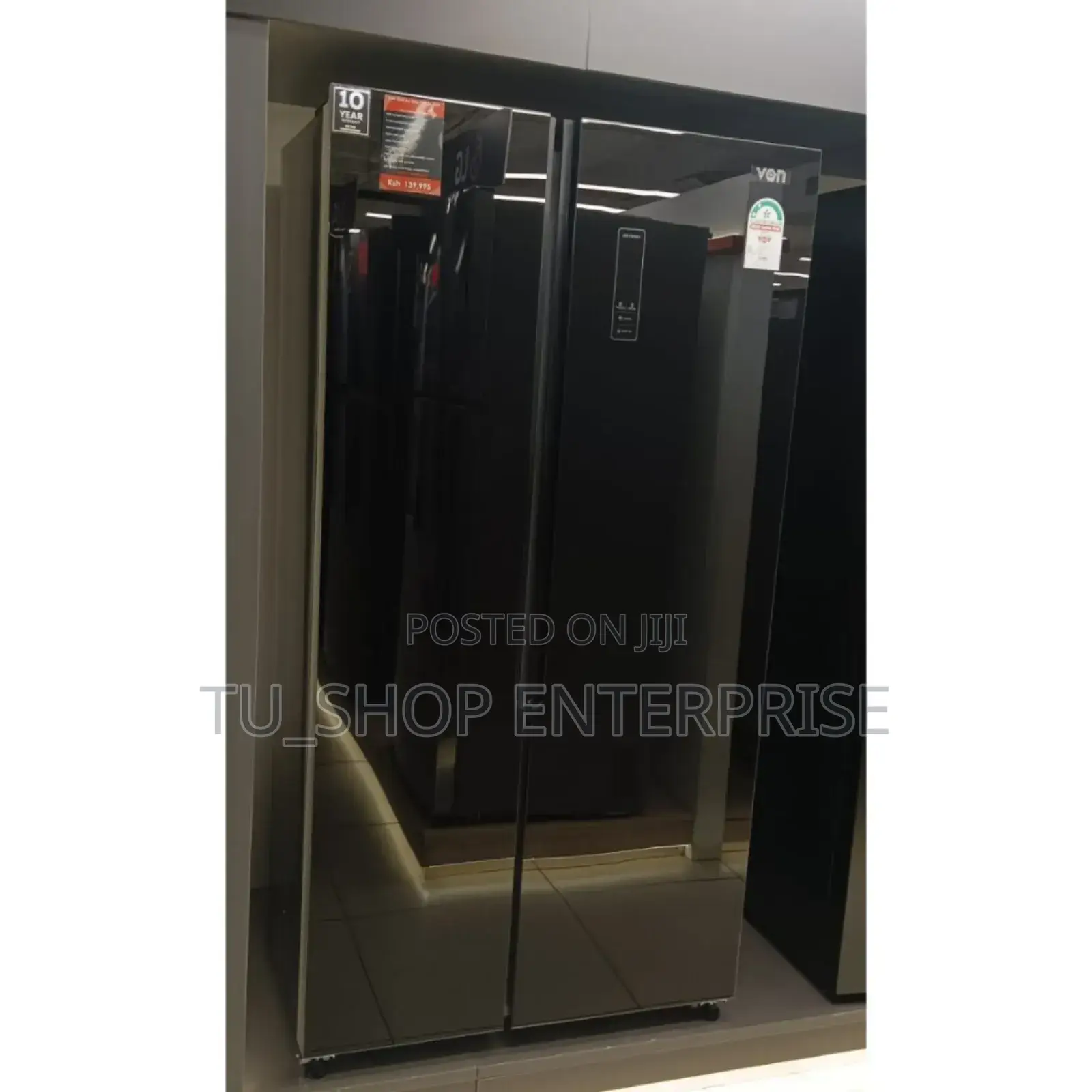 429 Litres Side by Side Refrigerator!!Von