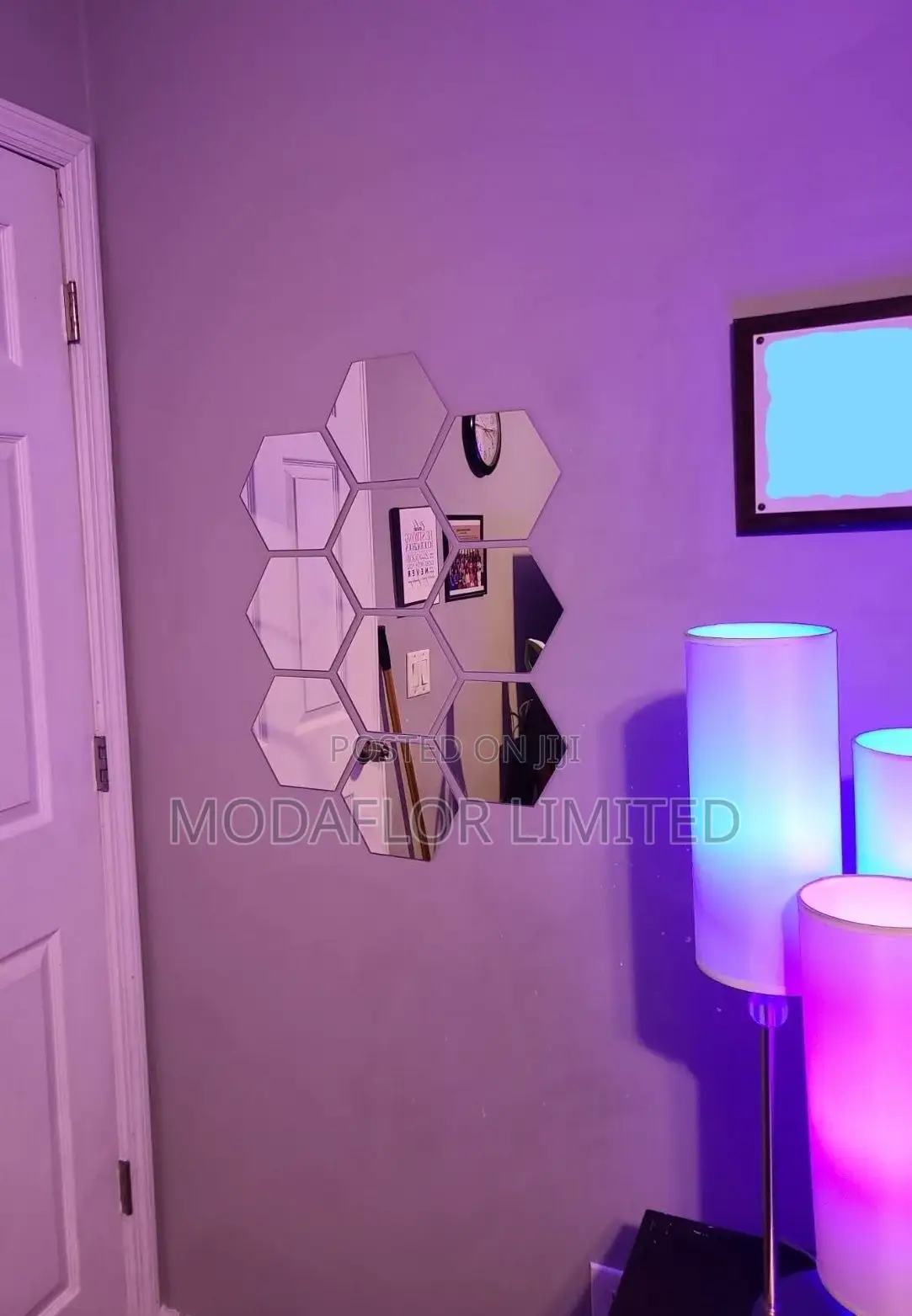Modern Appeal Hexagon Decor Mirrors