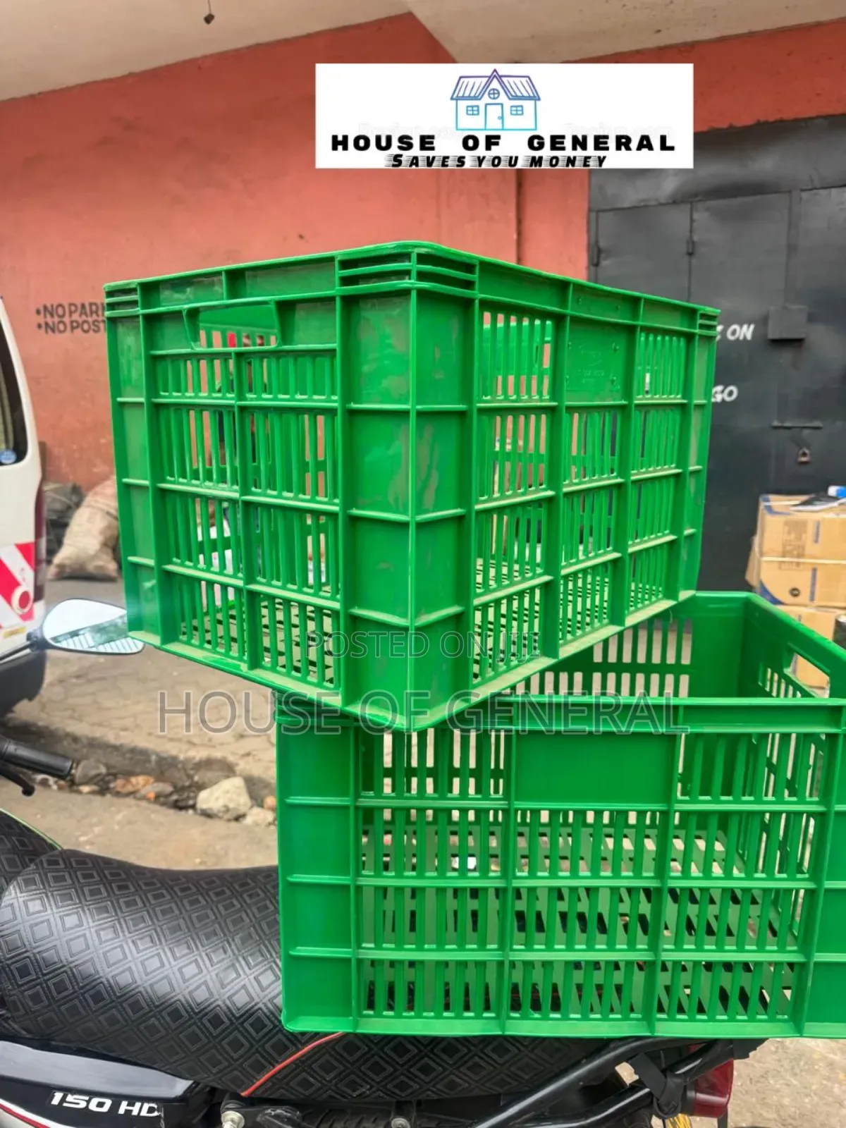 Green Strong Big Crates