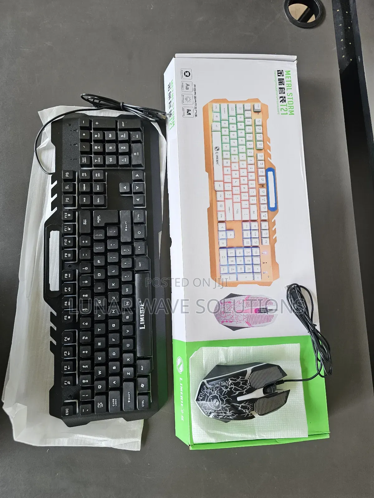Full Keyboard Combo With Phone Holder